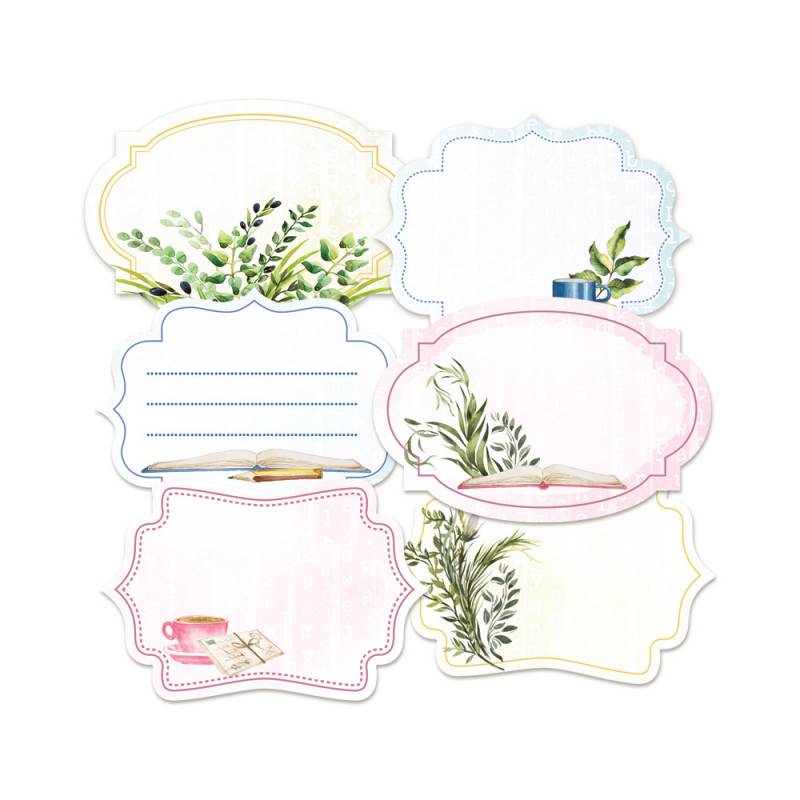 Decorative Tags 04 - The Garden of Books