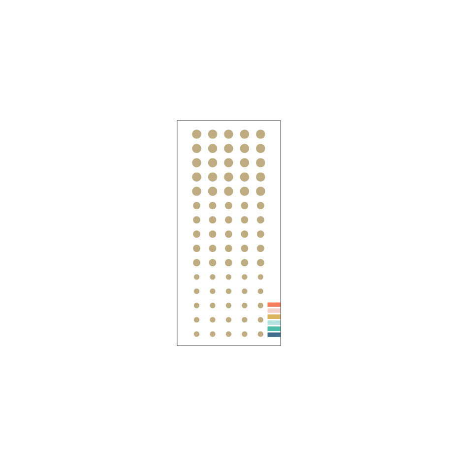 Wheat - Enamel Dots