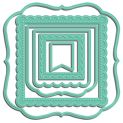 Practically Square Frame Set - Die Practically Square Frame Set - Die