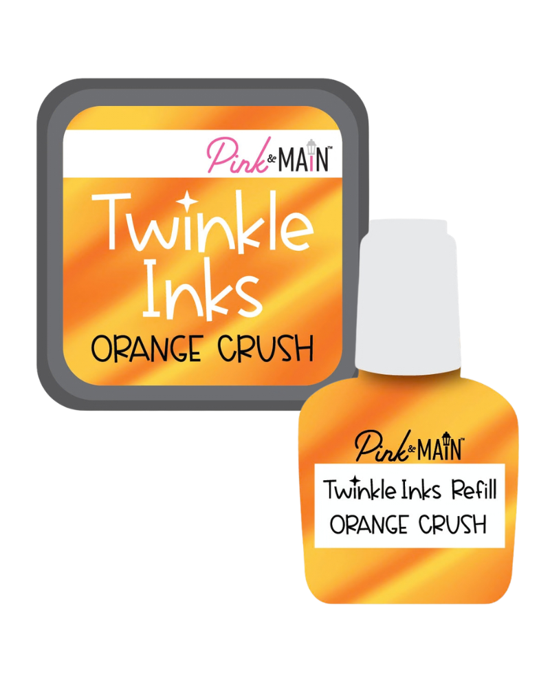 Orange Crush - Twinkle Ink Pad + Refill - Pink & Main Orange Crush - Twinkle Ink Pad + Refill - Pink & Main