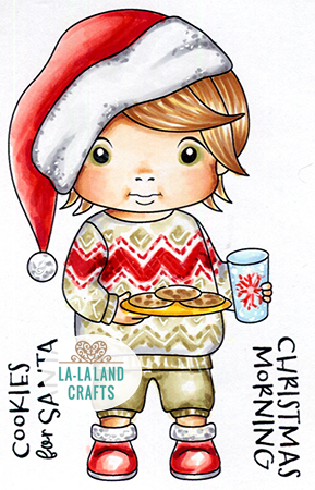 Cookies for Santa Luka - Rubber Stamp