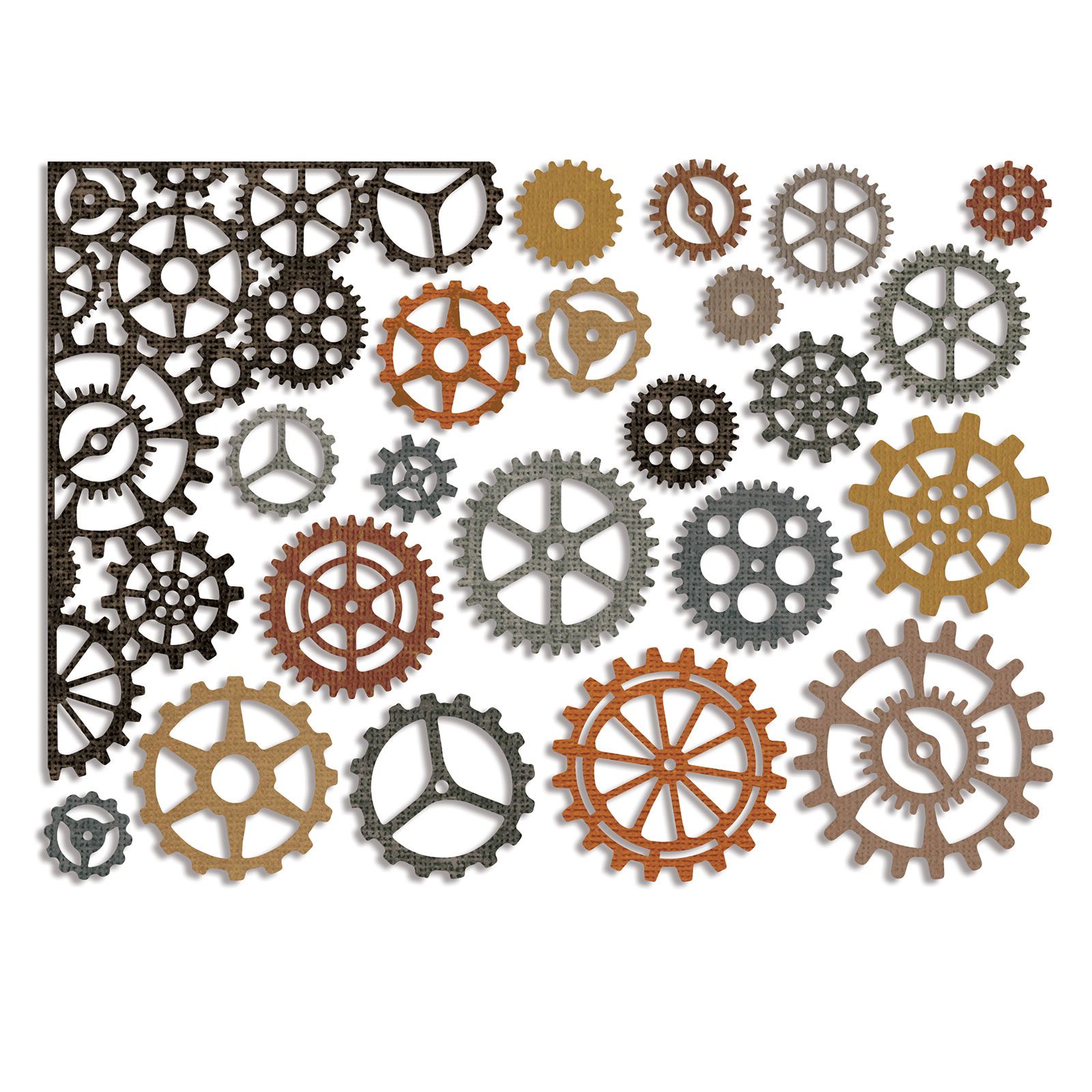 Gearhead - Sizzix Thinlits Dies By Tim Holtz