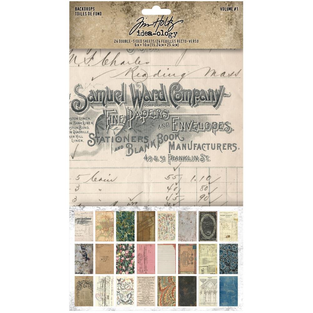 Backdrops Double-Sided Cardstock - Idea-Ology