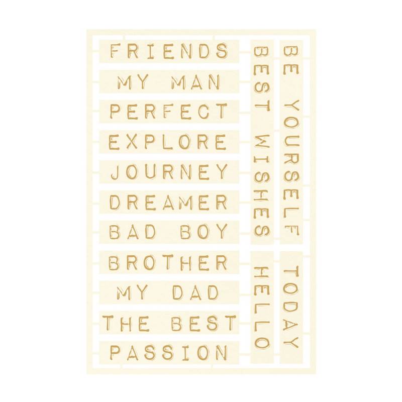 Free Spirit 04 - Light Chipboard Embelishments - Free Spirit