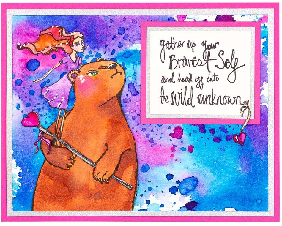 Brave Bear - Acrylic Stamps - Jane Davenport Brave Bear - Acrylic Stamps - Jane Davenport