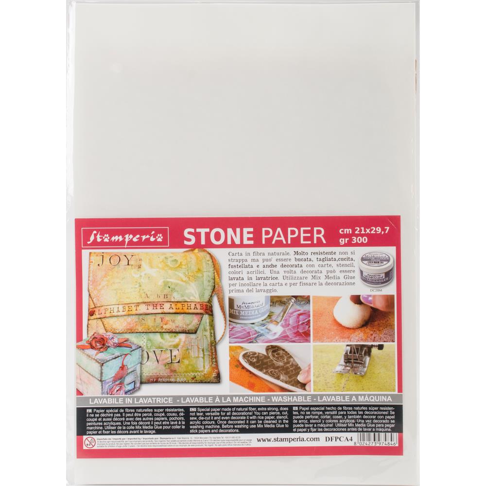 Stamperia Washable Stone Paper - A4 Stamperia Washable Stone Paper - A4