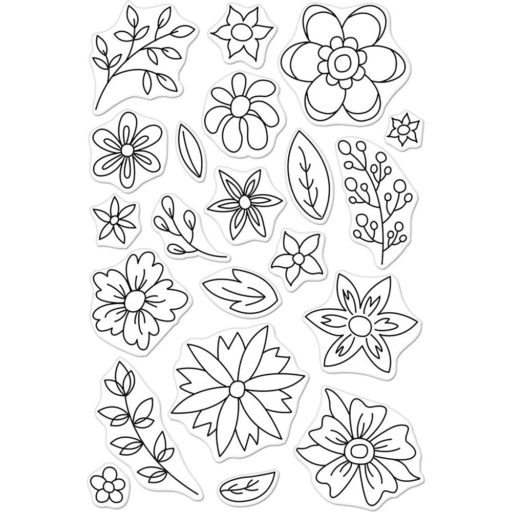 Flowers For Coloring - Hero Arts