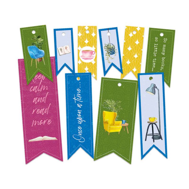 Decorative Tags 02 - The Garden of Books