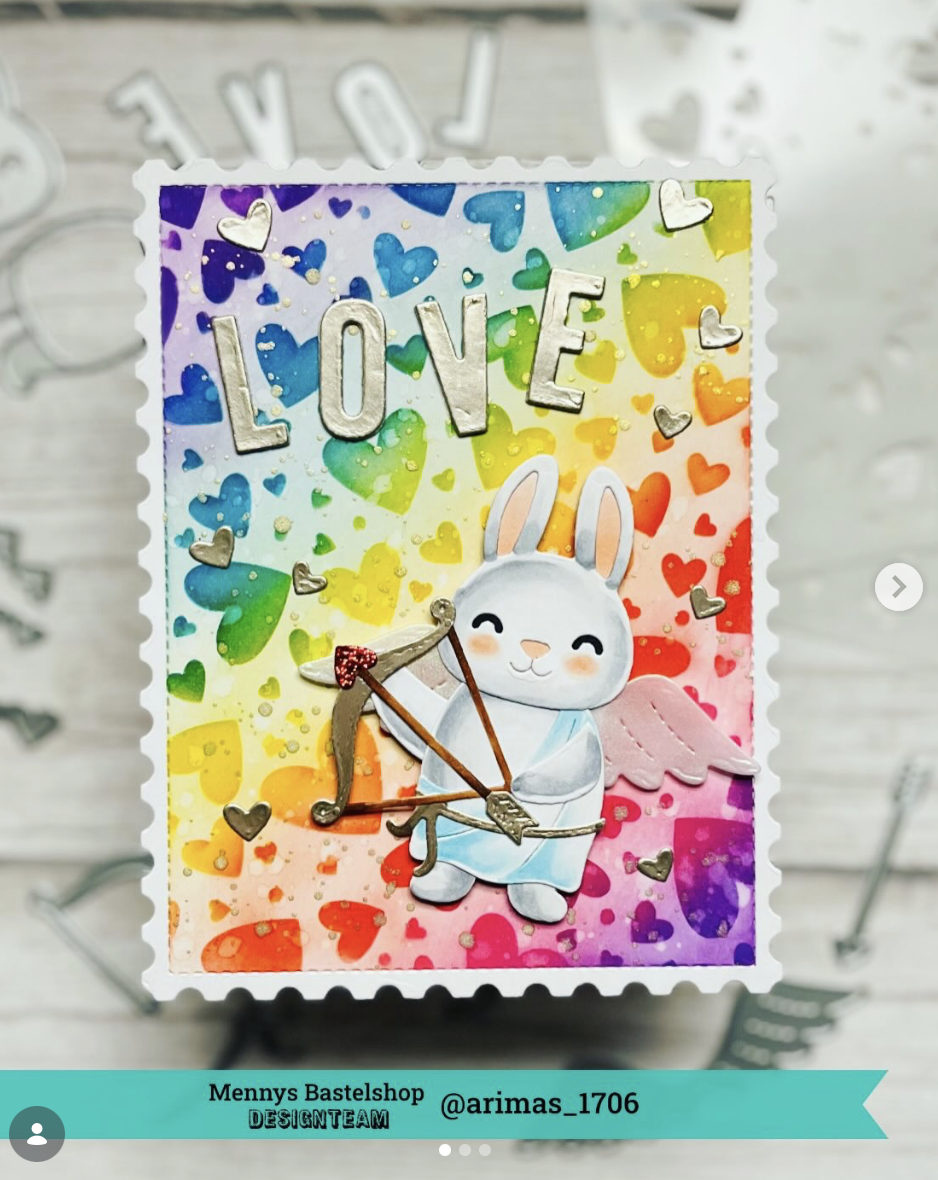 Lots of Hearts Stencil