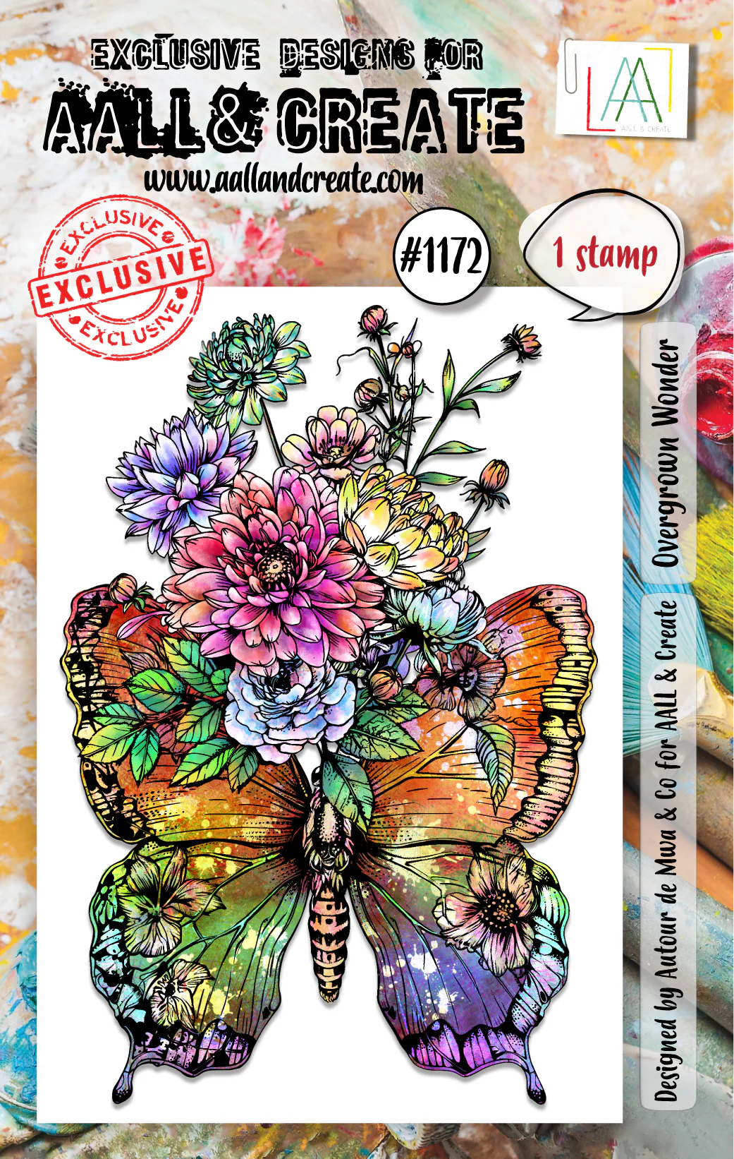 Overgrown Wonder - #1172 - A7 Stamp Set Overgrown Wonder - #1172 - A7 Stamp Set