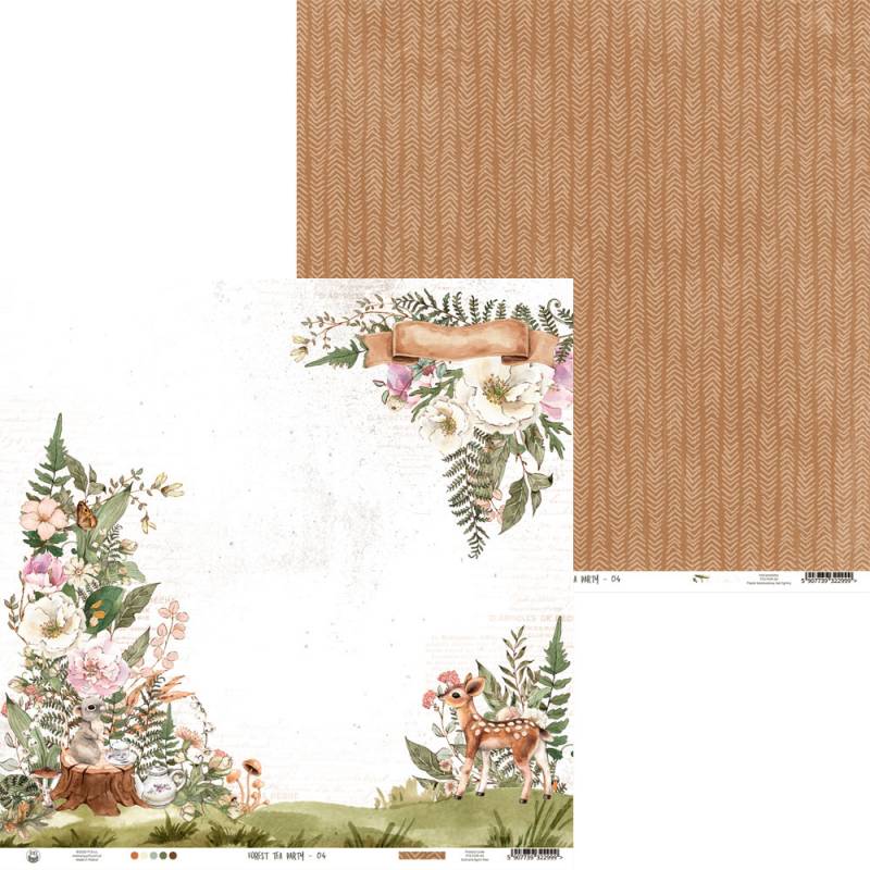 Paper 04 - 12"x12" - Forest Tea Party Paper 04 - 12"x12" - Forest Tea Party