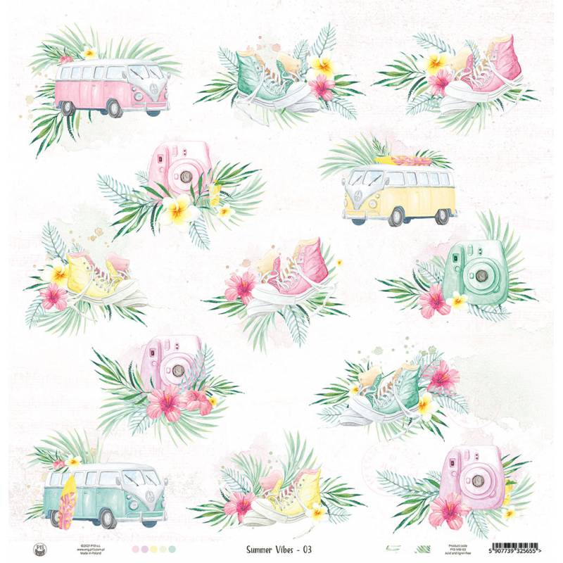 Paper 03 - 12"x12" - Summer Vibes