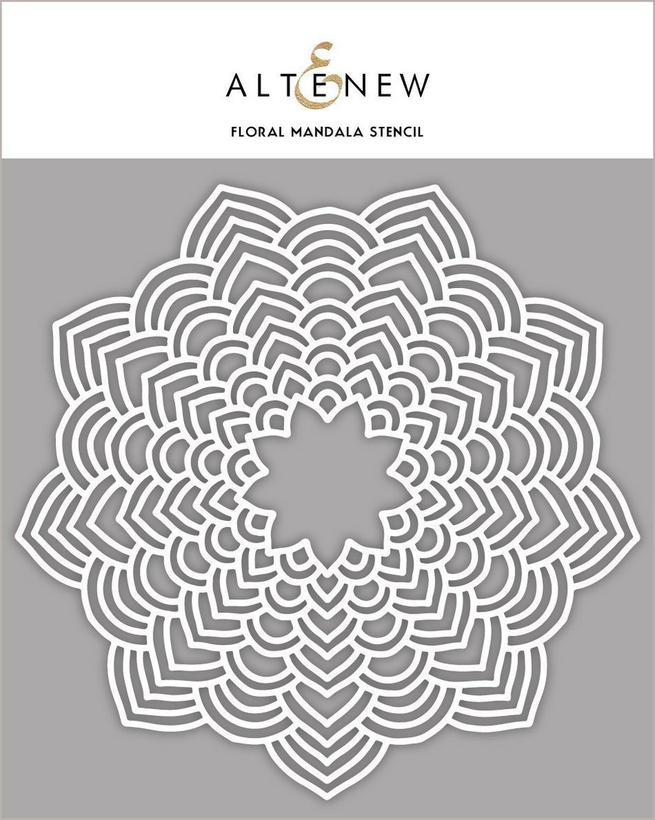 Floral Mandala - Stencil Floral Mandala - Stencil