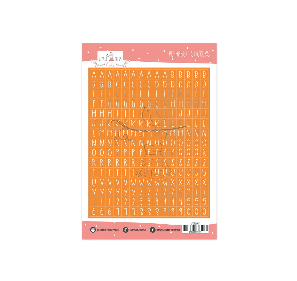Alphabet Stickers Moris Papaya - Summer Stories 2025 Alphabet Stickers Moris Papaya - Summer Stories 2025