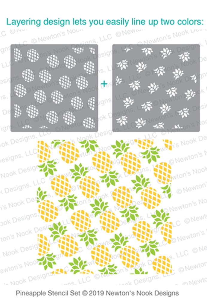 Pineapple - Stencil Set Pineapple - Stencil Set