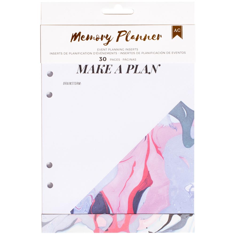 Marble Crush Event - Memory Planner Inserts - American Crafts