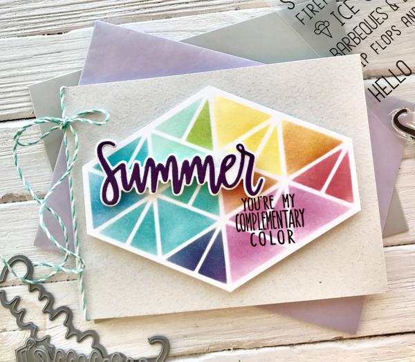 Dimensional Triangles - Simply Stencil