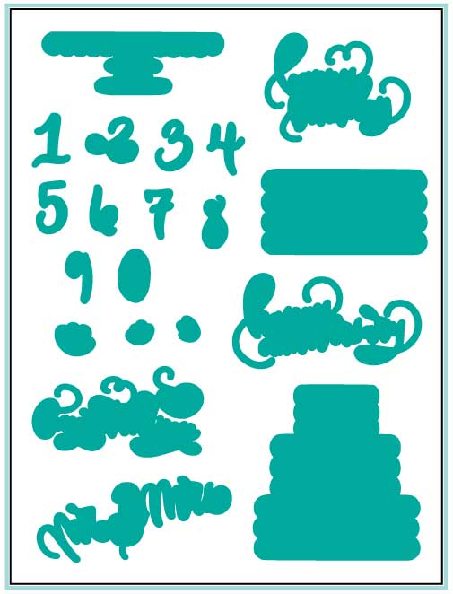 Cake Toppers - Dies Cake Toppers - Dies