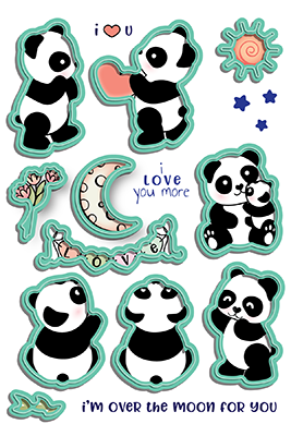 Panda Play - Die Set Panda Play - Die Set