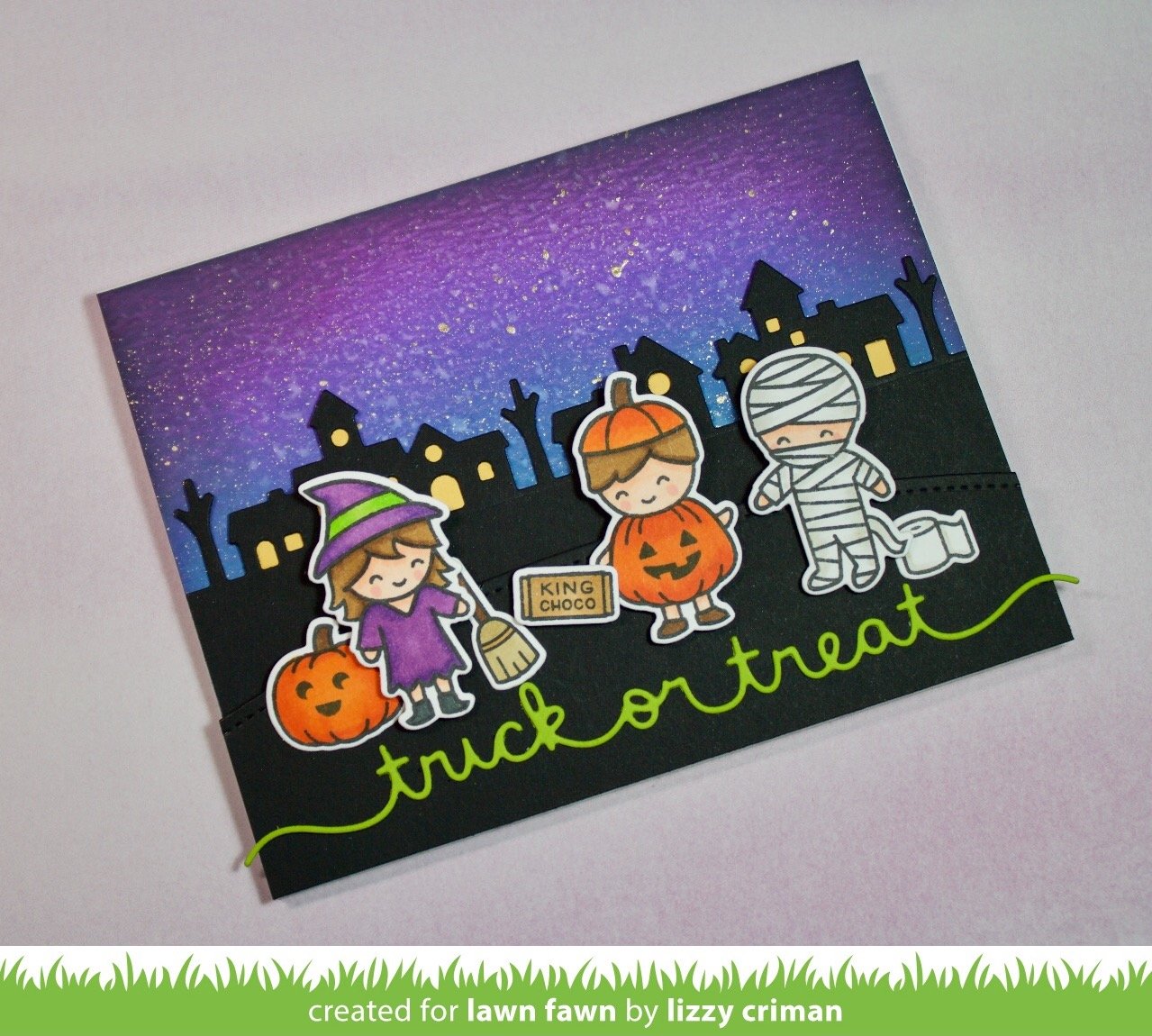 Trick or Treat Border- lawn cuts Trick or Treat Border- lawn cuts