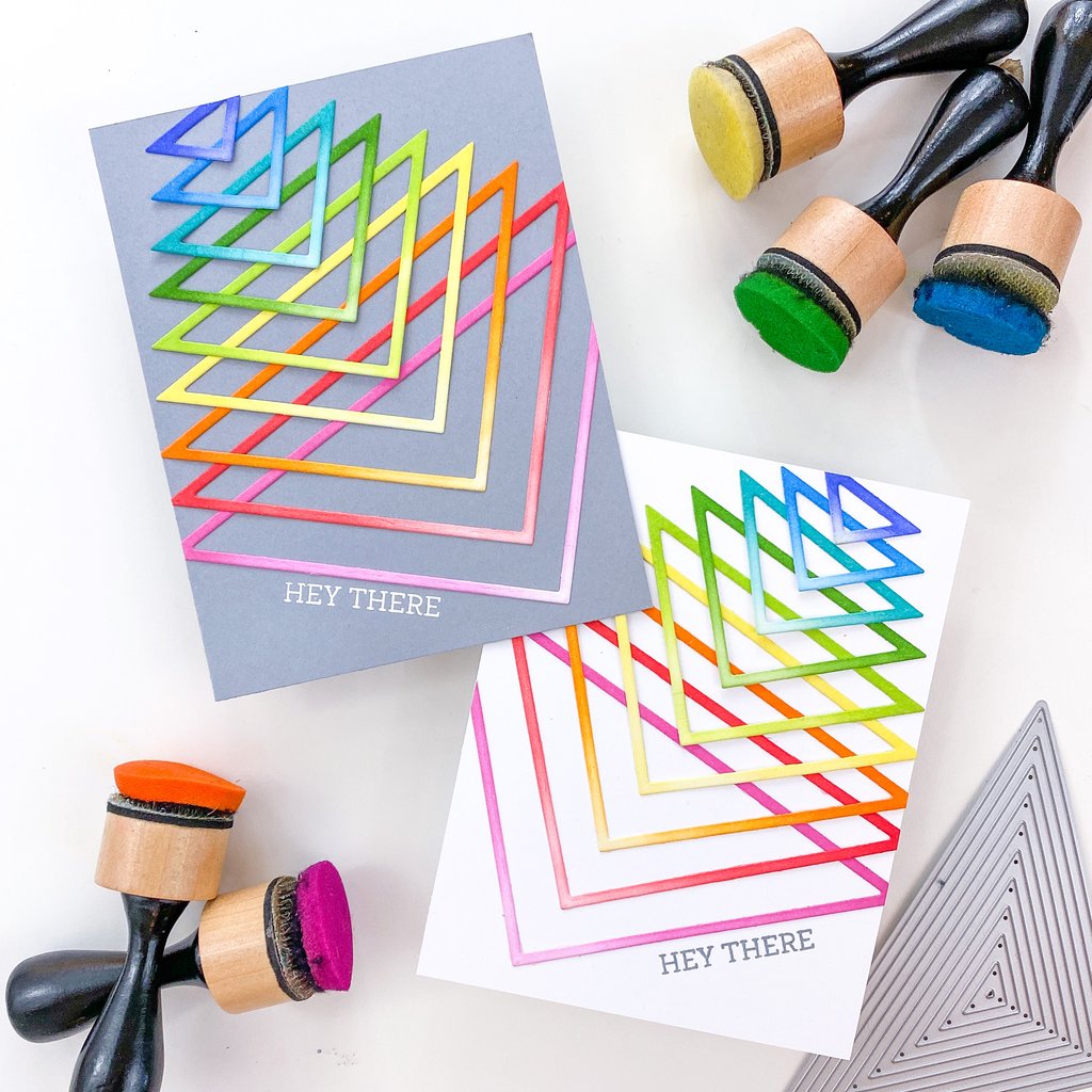 Quilt Triangle Thin Frames - Honey Cuts