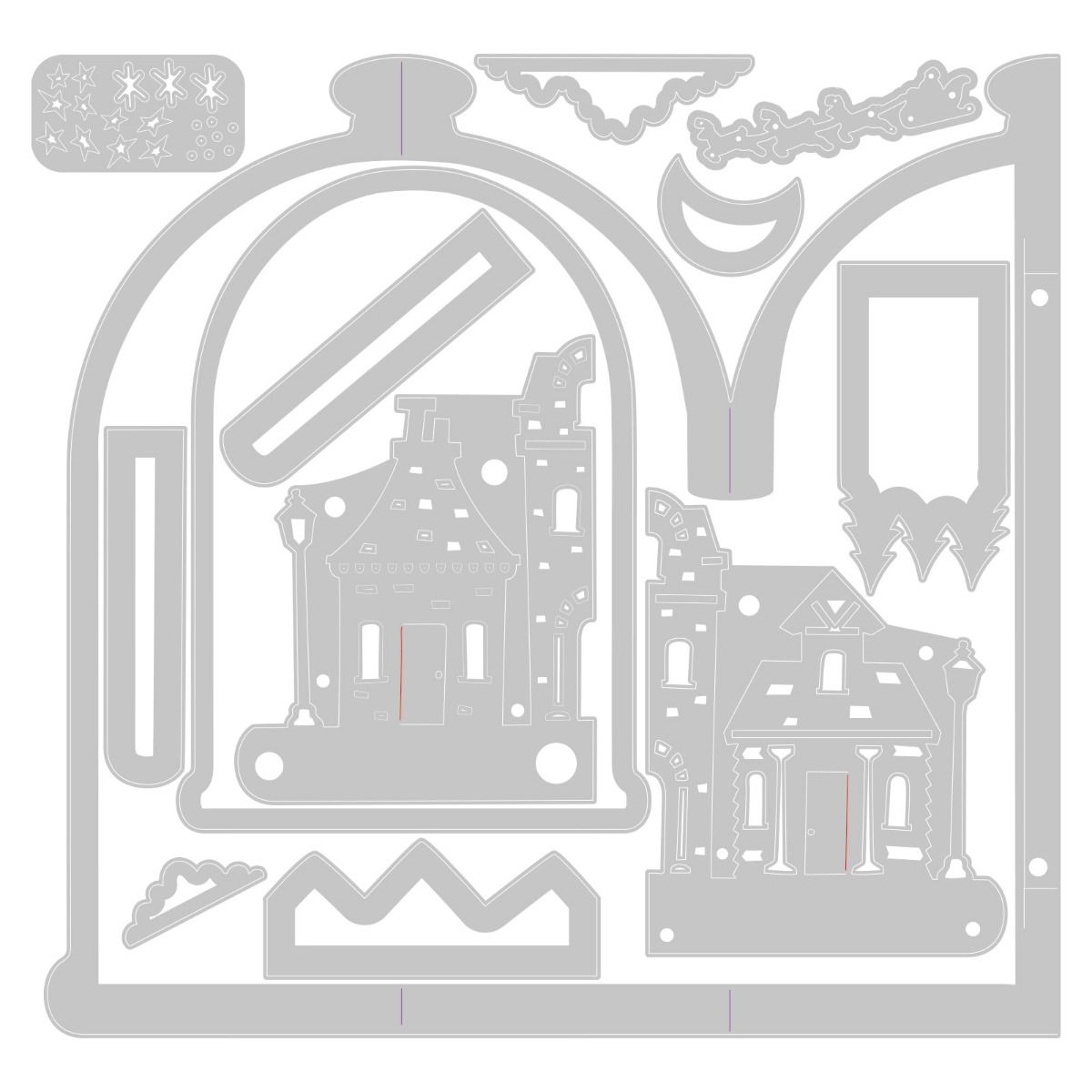 Card - Bell Jar Fold-a-Long - Sizzix Dies