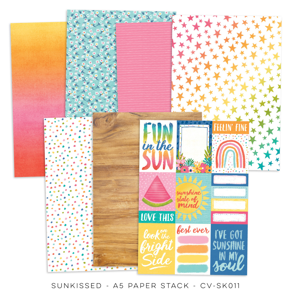 Sunkissed - A5- Paper Stack Sunkissed - A5- Paper Stack