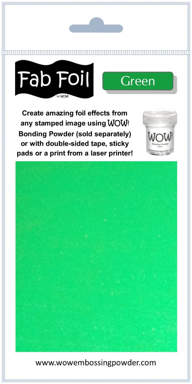 Green - WOW - Fab Foil