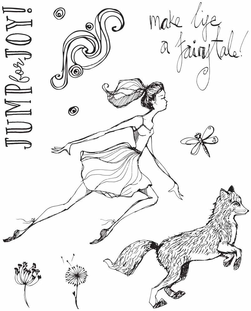 Fairytale Fox - Acrylic Stamps - Jane Davenport Fairytale Fox - Acrylic Stamps - Jane Davenport