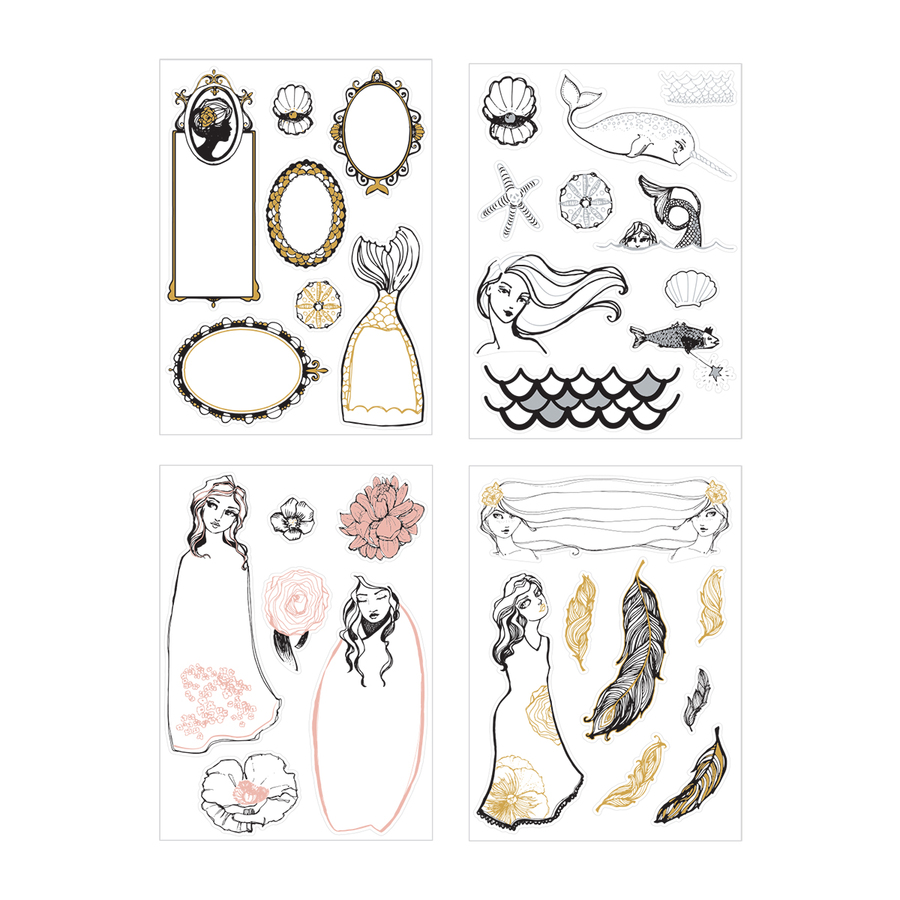 Colorist Stickers - Jane Davenport Colorist Stickers - Jane Davenport