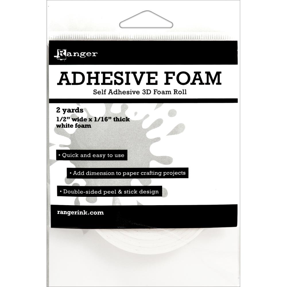 Ranger Adhesive Foam Roll - White