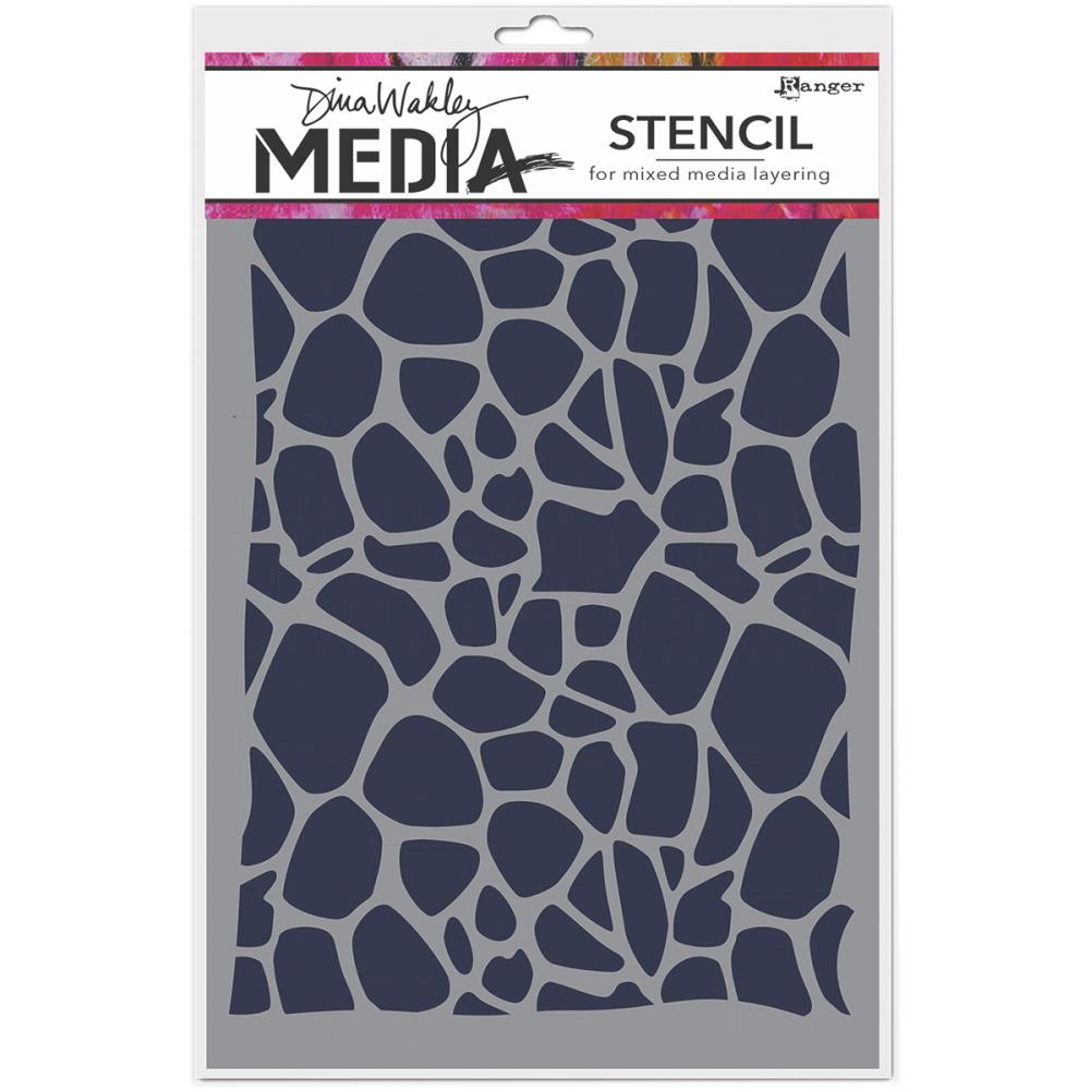 Cellular - Dina Wakley Media Stencils - 9"X6"