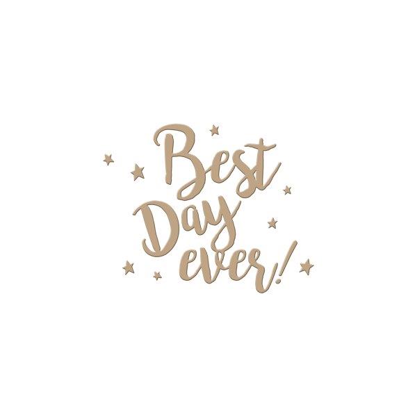 Best Day Ever - Spellbinders Glimmer Hot Foil Plate Best Day Ever - Spellbinders Glimmer Hot Foil Plate