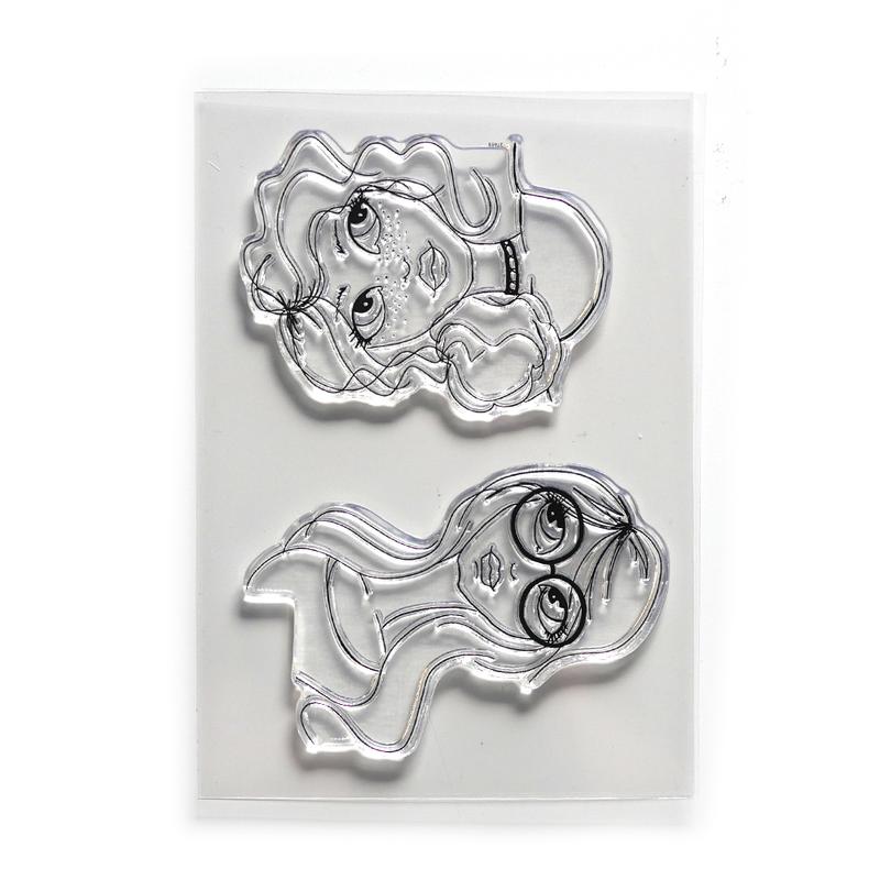 Funky Chicks - Clear Stamps
