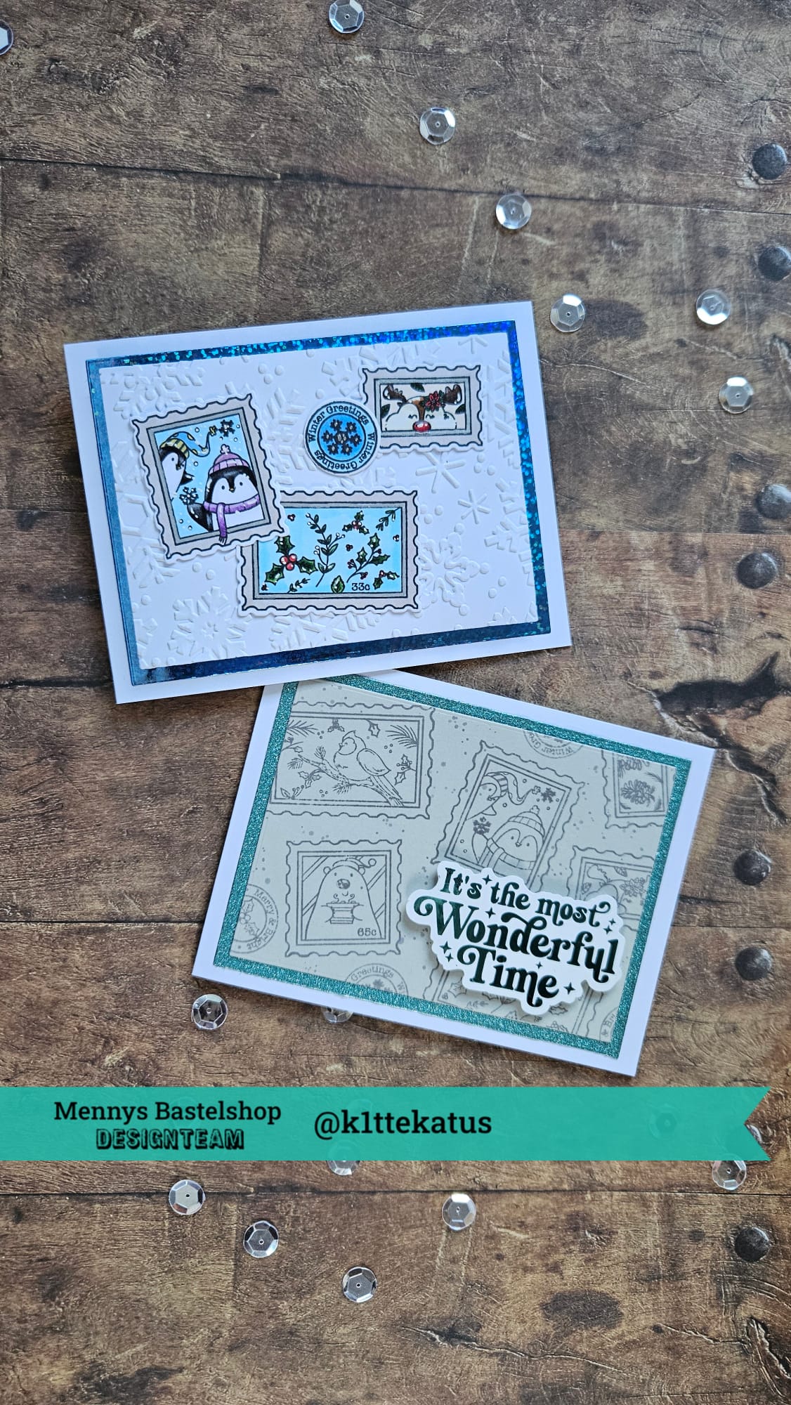 Winter Postage Stamps 