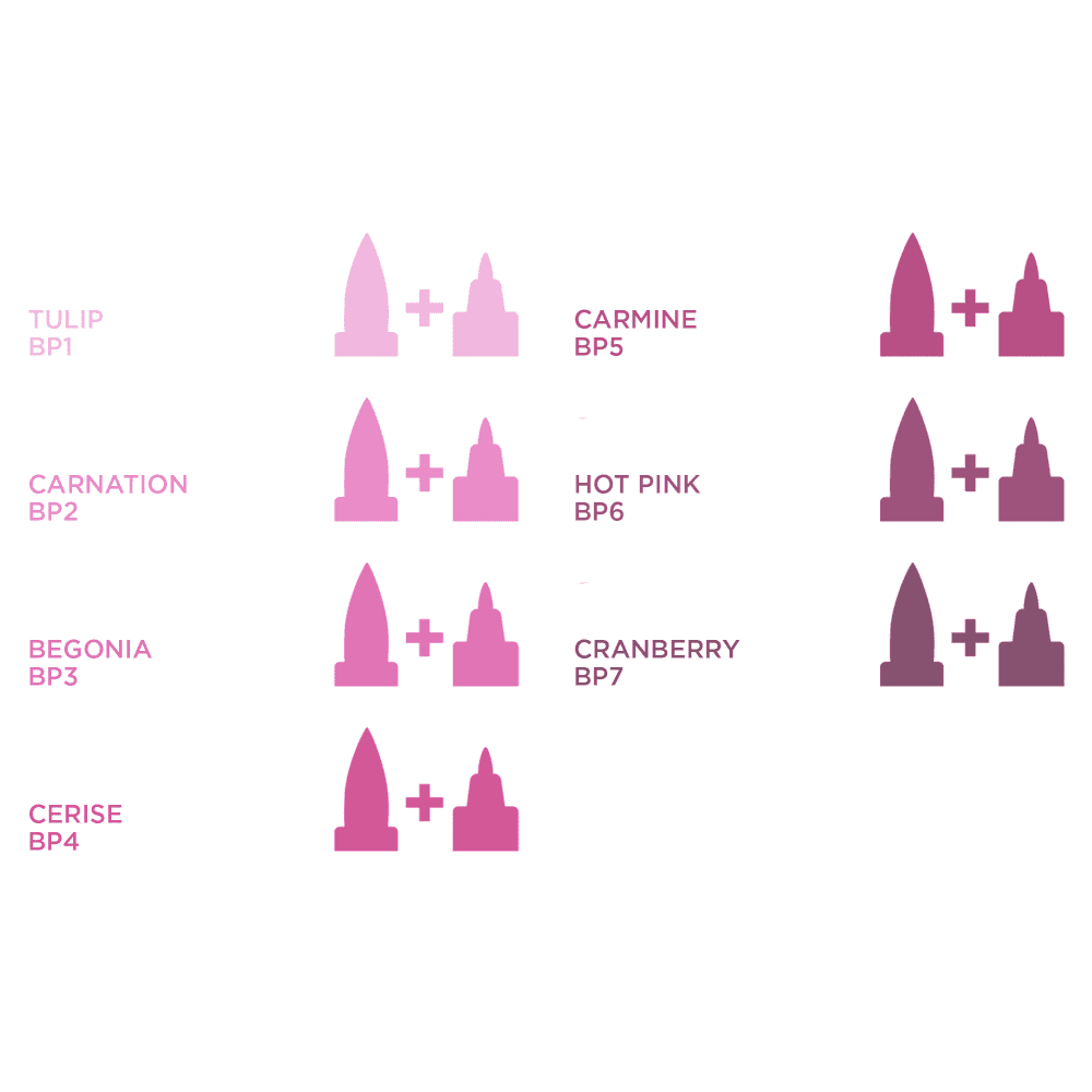 BP1 - Tulip - Bright Pinks