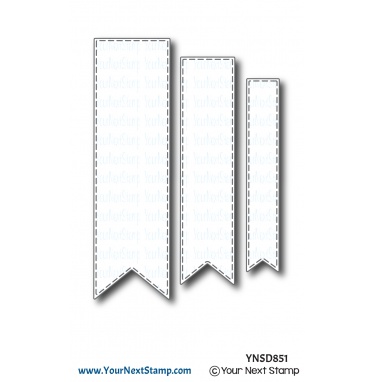 Stitched Fishtail Banner - Die Set