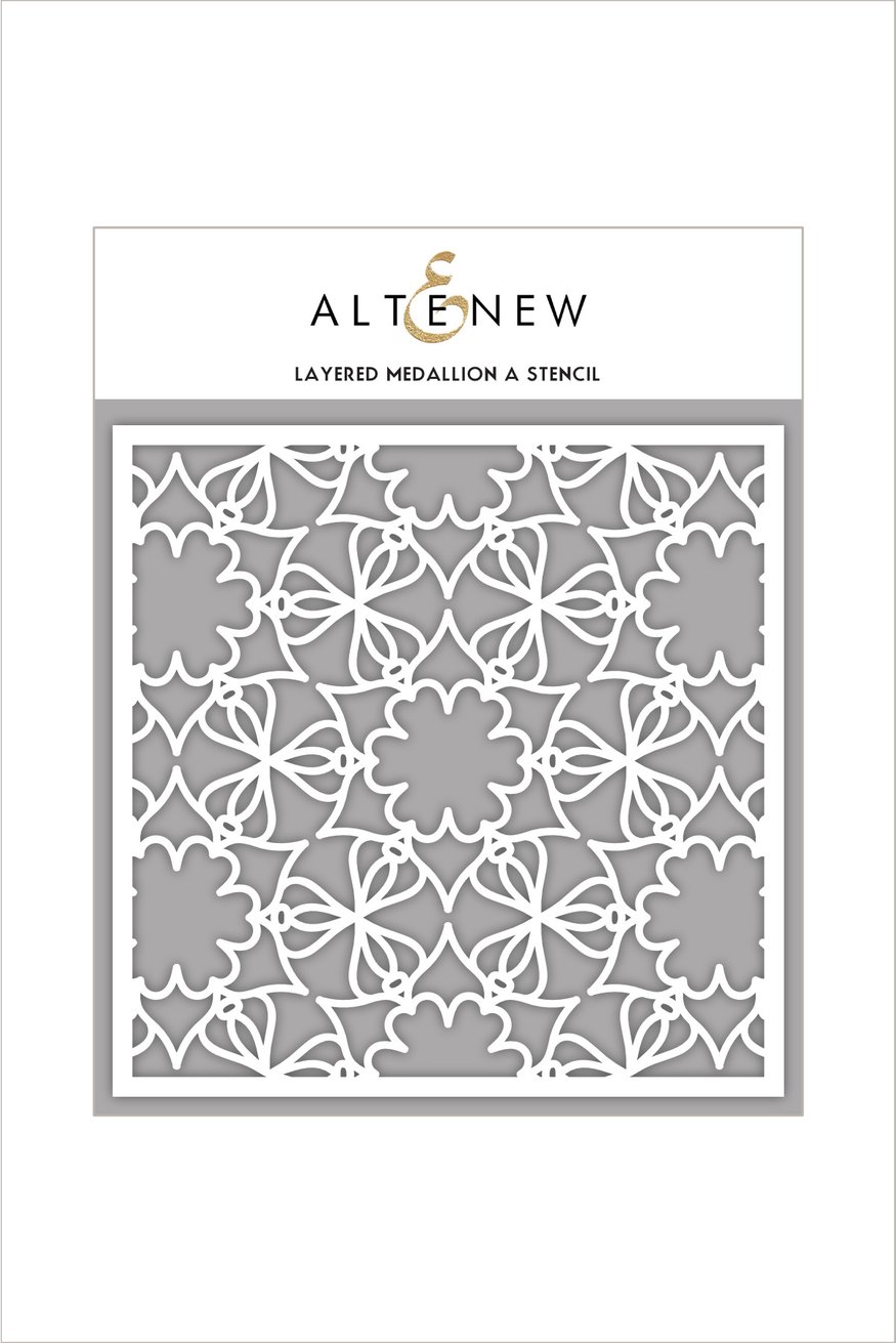 Layered Medallion A - Stencil Layered Medallion A - Stencil