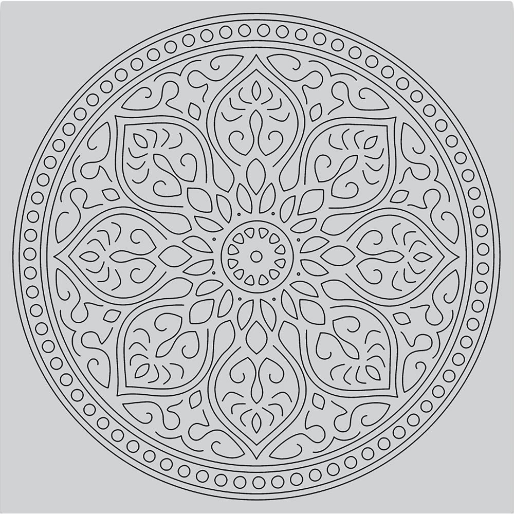 Mandala Bold - Hero Arts Background Cling Stamp