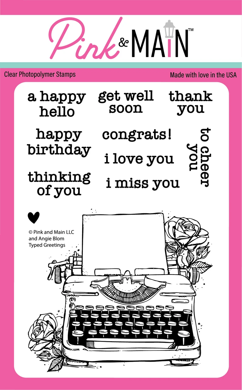 Typed Greetings