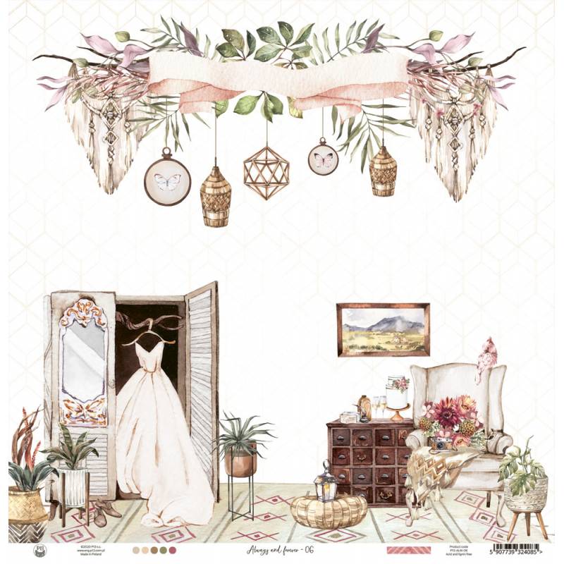 Paper 06 - 12"x12" - Always and Forever