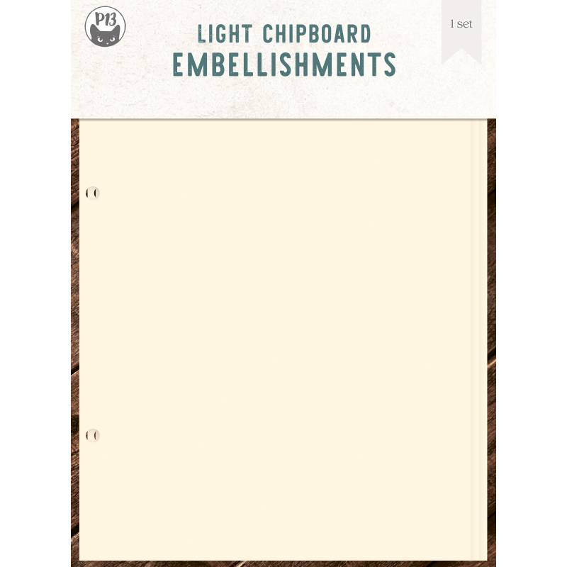Album Base Door - Refill - Light Chipboard Embelishments