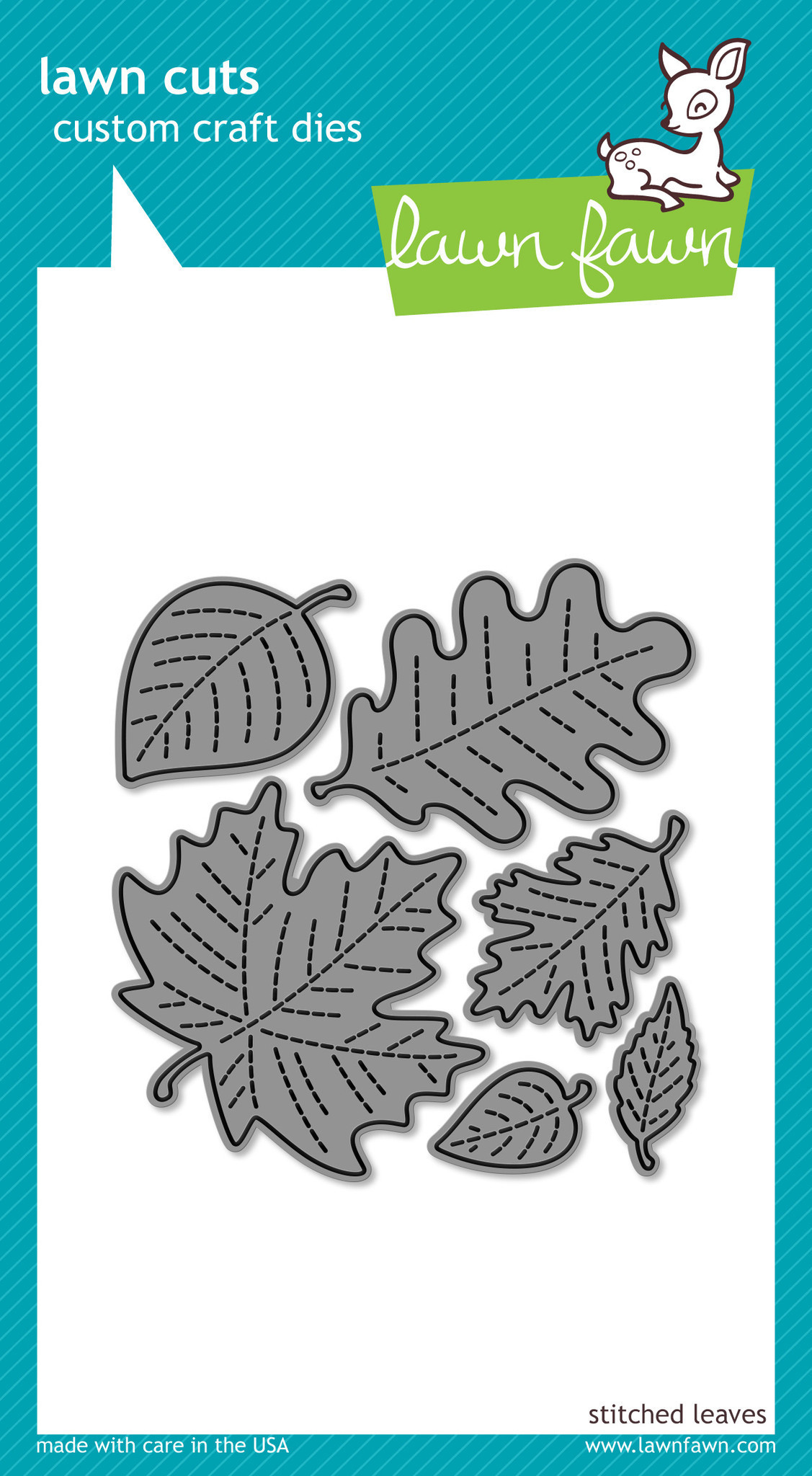 Stitched Leaves- lawn cuts Stitched Leaves- lawn cuts