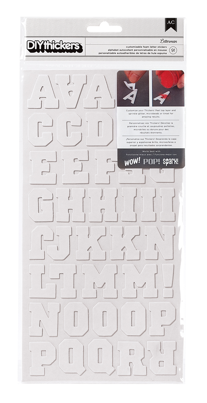 Thickers - DIY - Foam - Letterman