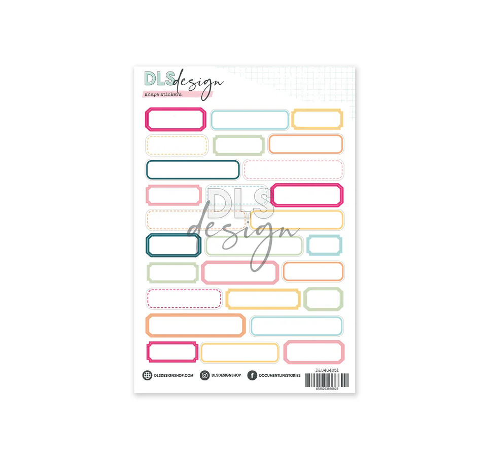Journaling Stickers - Eleven Shades Of Happiness Journaling Stickers - Eleven Shades Of Happiness