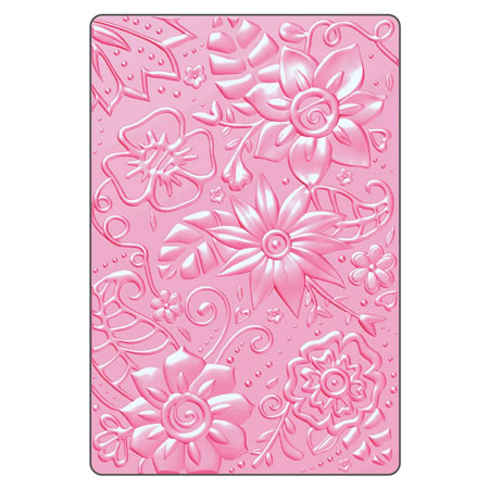 Bohemian Botanicals - Sizzix 3-D Textured Impressions Embossing Folder  Bohemian Botanicals - Sizzix 3-D Textured Impressions Embossing Folder