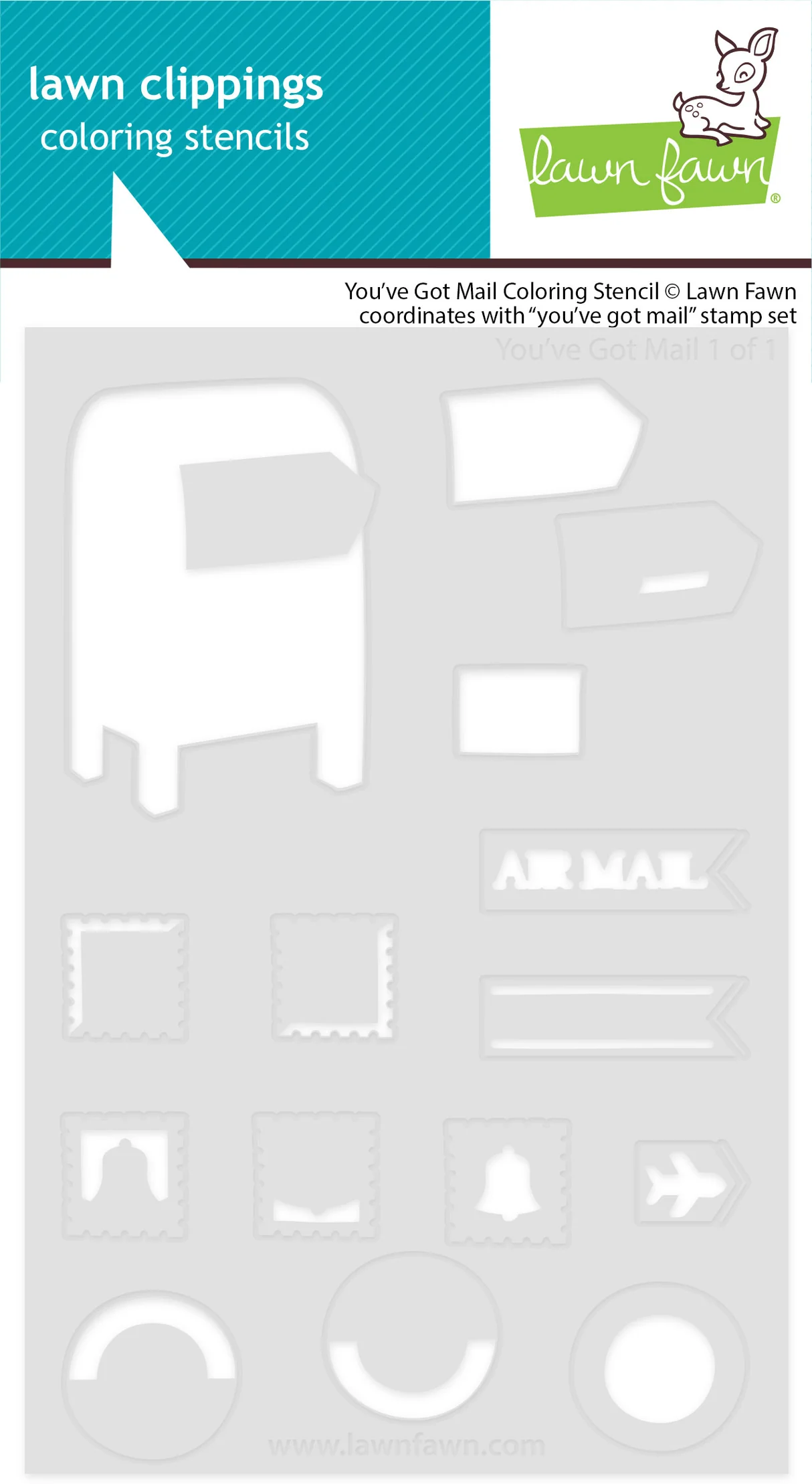 You've Got Mail - Coloring Stencil You've Got Mail - Coloring Stencil