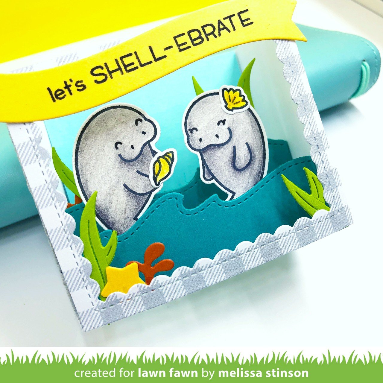 Shadow Box Card Ocean - Add-On