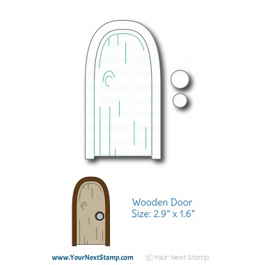 Wooden Door - Die Set