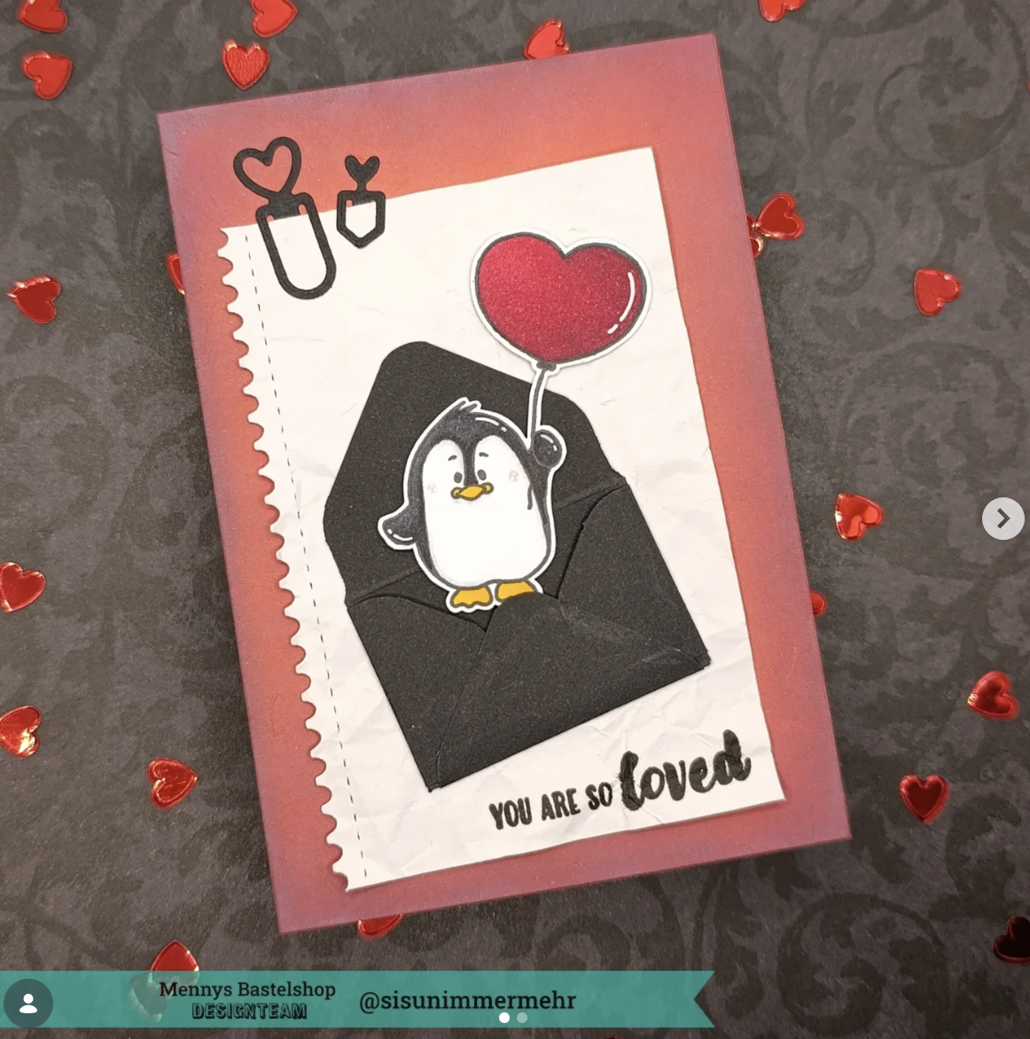 Valentine Penguins Valentine Penguins